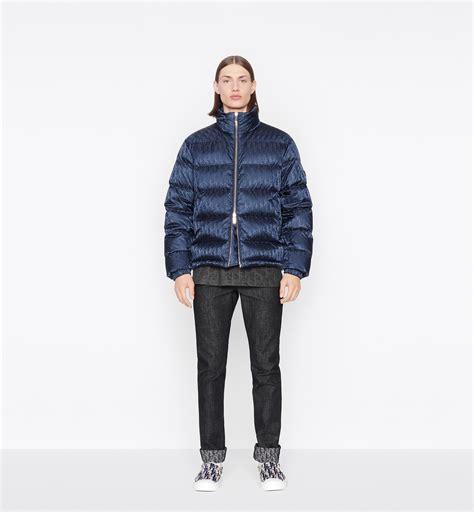 men dior oblique down jacket stores|dior oblique puffer jacket.